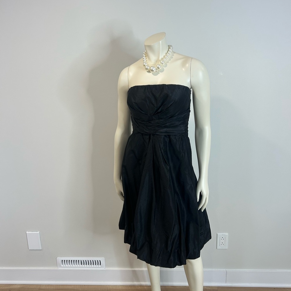 Gorgeous Donna Ricco Classic Black Strapless Dress❤️6